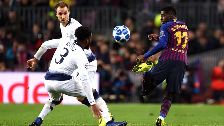 Ousmane Dembele, Danny Rose, dan Christian Eriksen.