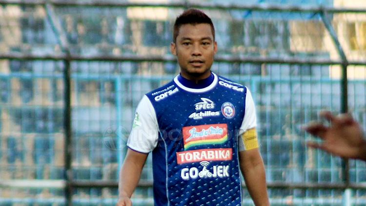 Bek Arema FC, Hamka Hamzah Copyright: Ian Setiawan/INDOSPORT