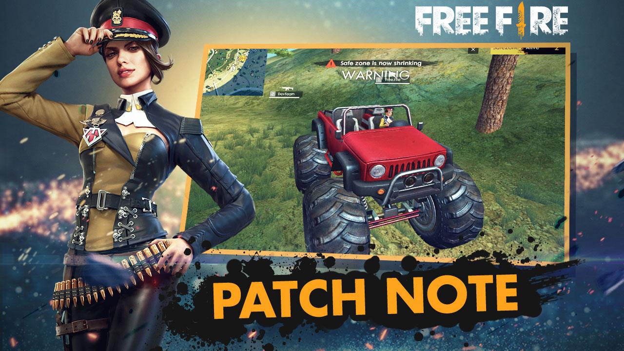 Monster truck, salah satu cabang olahraga dalam game e-sport, Free Fire Copyright: Garena