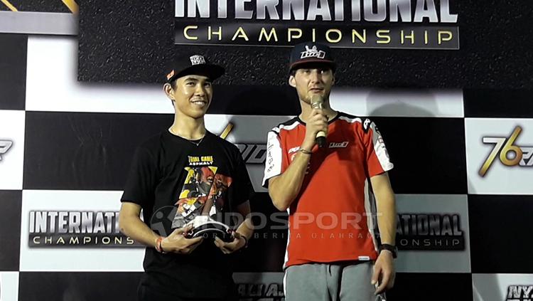 Gerry Salim bersama Germain Vincenot