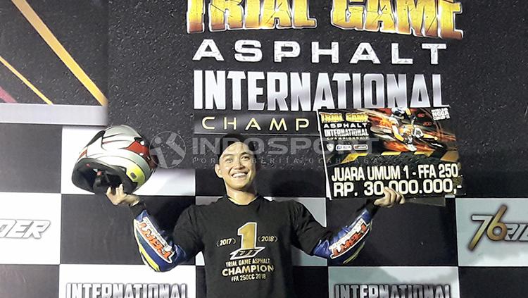 Doni Tata Pradita saat menyabet juara umum TGA tahun 2017 dan 2018.