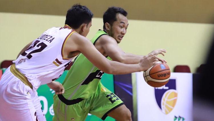 Situasi pertandingan Pacific Caesar melawan Hangtuah Copyright: Indonesian Basket League