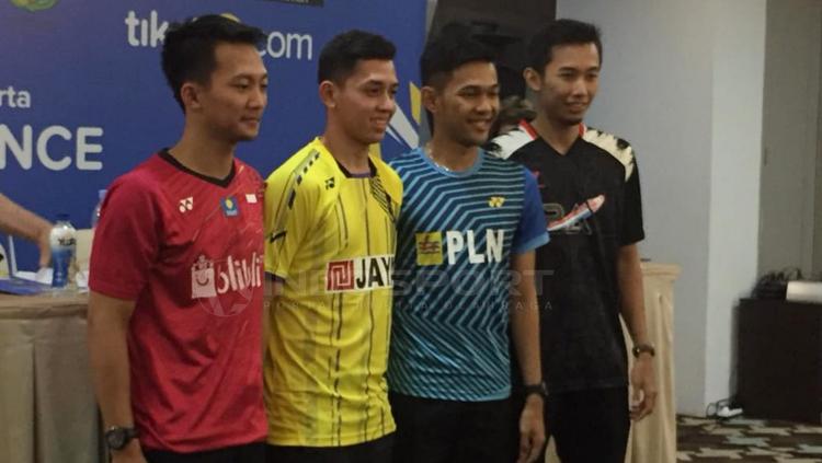 Jumpa pers jelang Kejuaraan Nasional Bulutangkis PBSI 2018