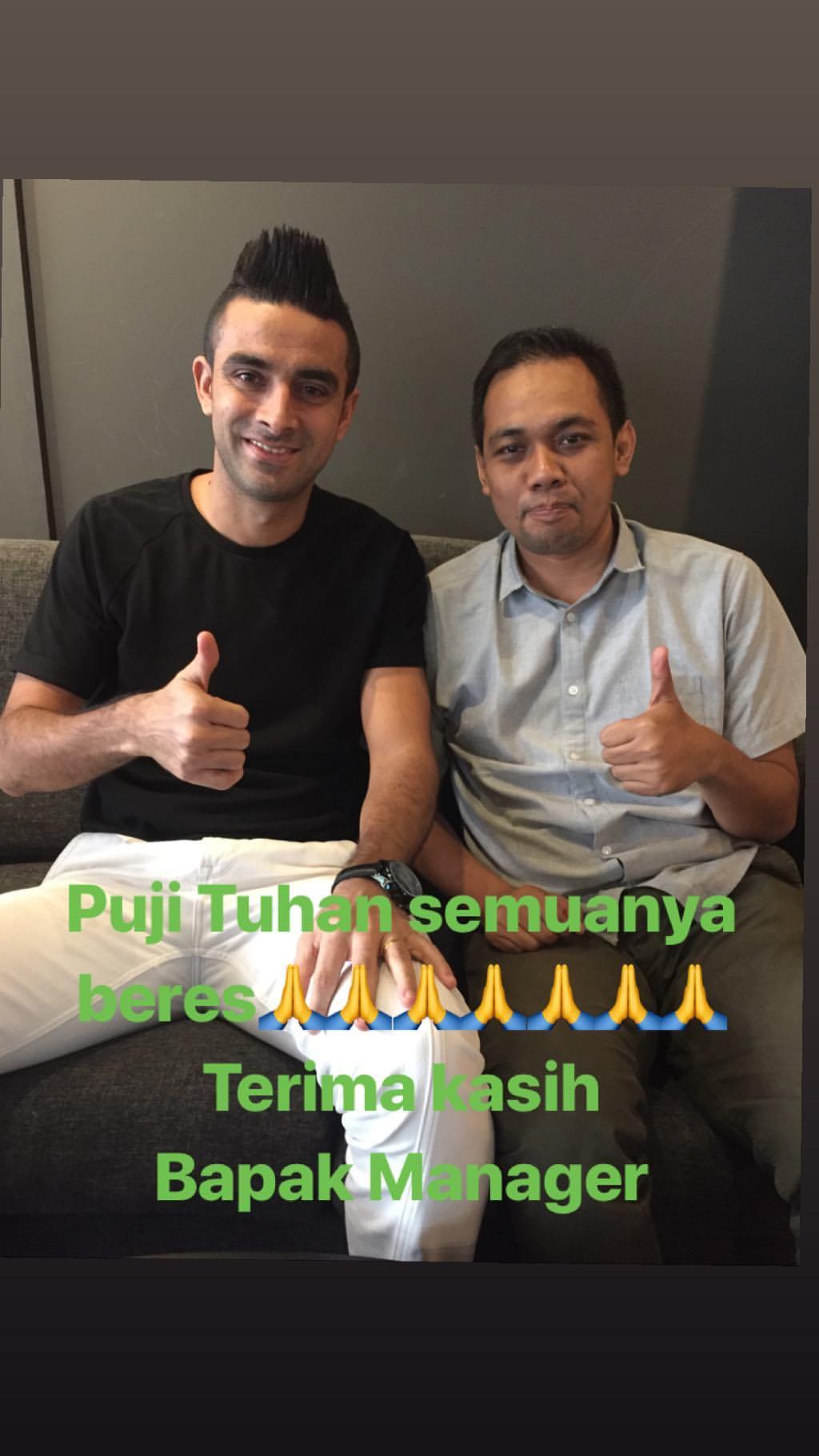 Otavio Dutra resmi bertahan di Persebaya untuk Liga 1 tahun 2019. Copyright: Instagram.com/otavio_dutra5_brasil