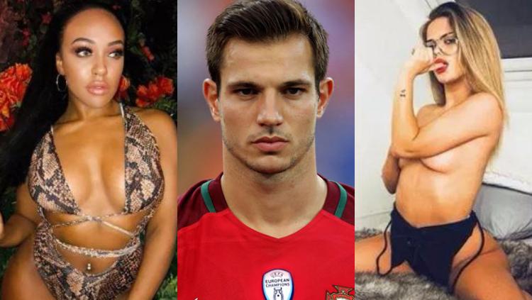 Cedric Soares Menggoda Dua Penari Klub Copyright: Kolase Instagram&Calcio