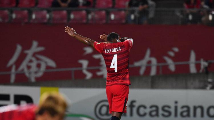 Gelandang Kashima Antlers Leo Silva. Copyright: Getty Images