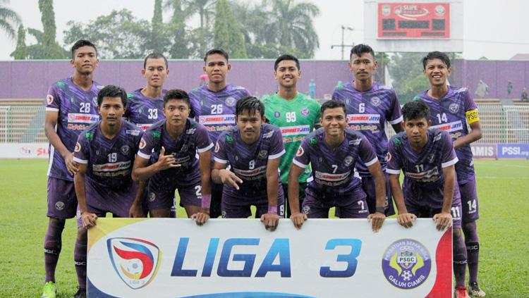 Skuat PSGC Ciamis yang berlaga di Liga 3 2018. Copyright: Twitter/@PSGC_Ciamis