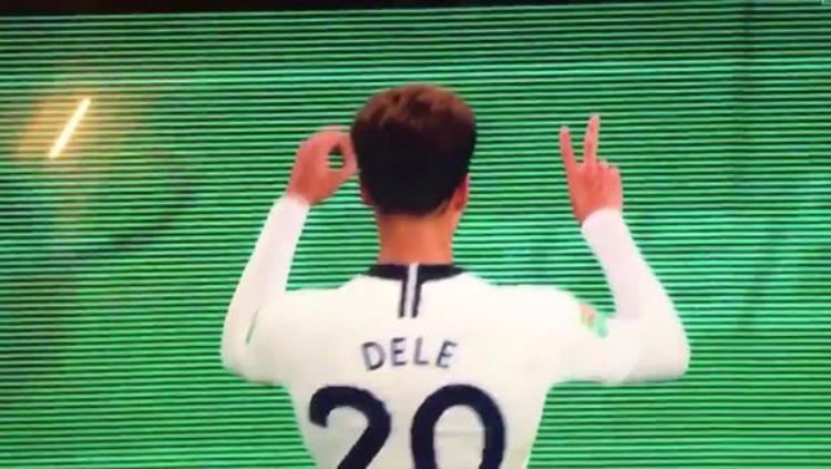 Dele Alli Ejek Fans Arsenal Copyright: Sky Sports