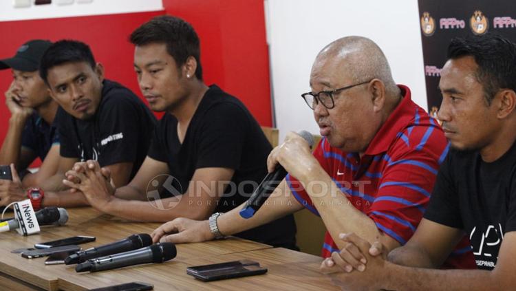 Andi Darussalam Tabusalla dalam jumpa pers APPI.