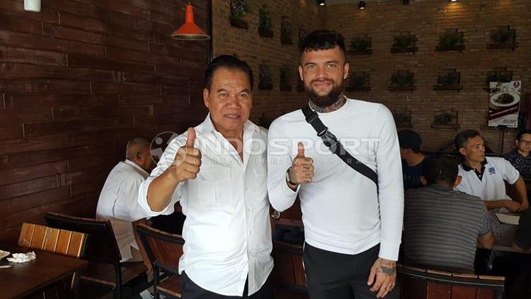 Diego Michiels jelang Alex Noerdin Cup 2018.
