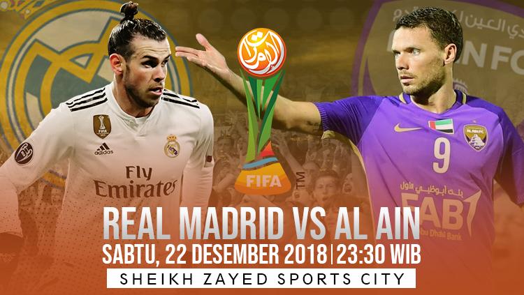Prediksi pertandingan Real Madrid vs Al Ain - INDOSPORT