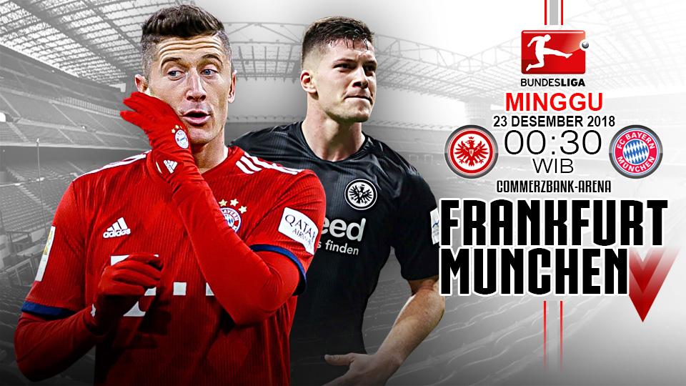 Pertandingan Eintracht Frankfurt vs Bayern Munchen. Copyright: Indosport.com
