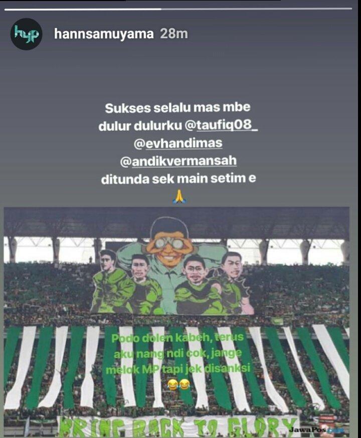 curahan hati Hansamu Yama terkait masa depan kariernya Copyright: instagram