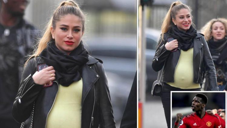 Pacar Paul Pogba, Maria Salues diketahui tengah mengandung Copyright: The Sun