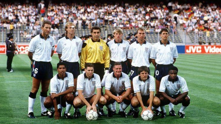 Timnas Inggris yang berlaga di Piala Dunia 1990 Copyright: eurosport.com