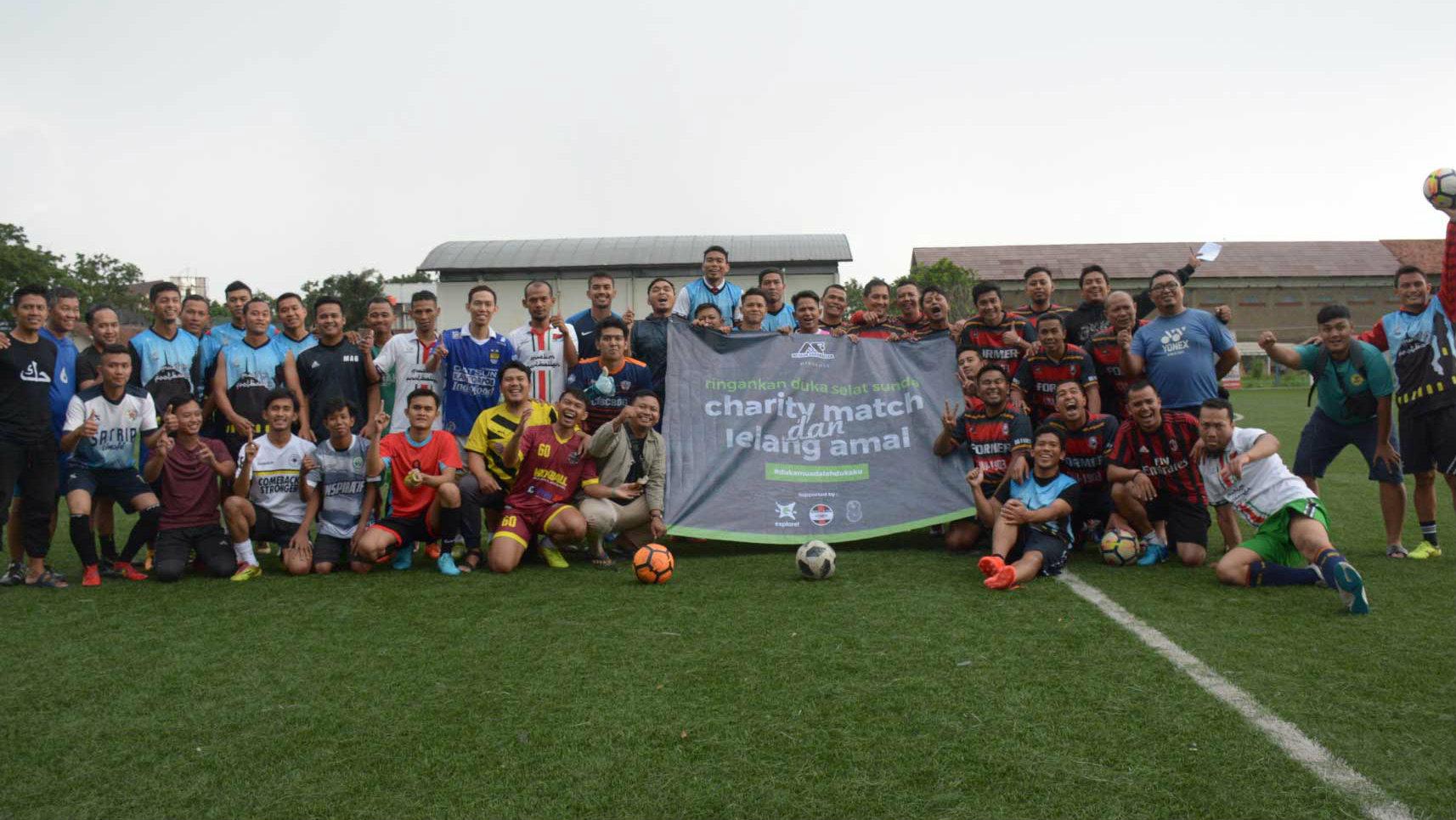 Laga Amal untuk Korban Tsunami yang digagas Eka Ramdani dan beberapa mantan pemain Persib Bandung.