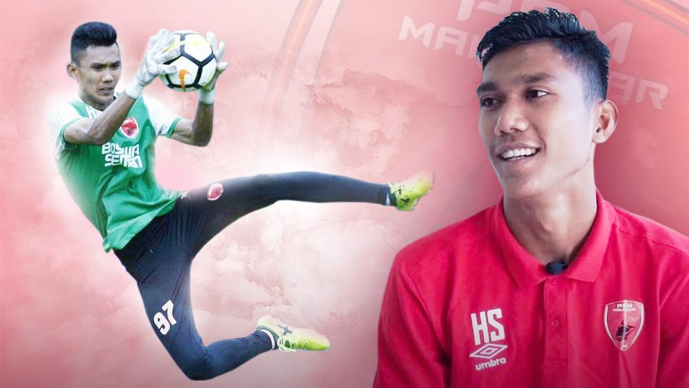 Kiper PSM Makassar, Hilman Syah. - INDOSPORT