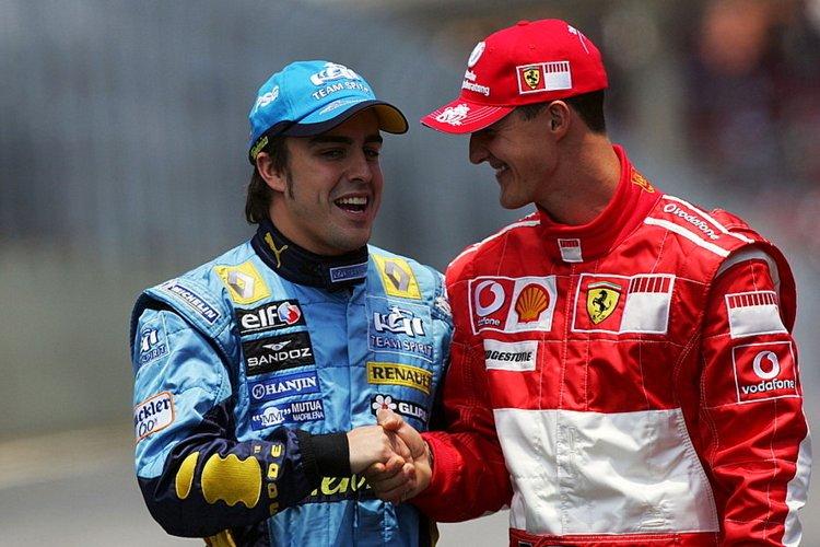 Fernando Alonso dan Michael Schumacher Copyright: SONSEKTOR.COM