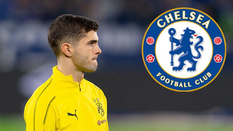 Christian Pulisic resmi ke Chelsea. Copyright: INDOSPORT