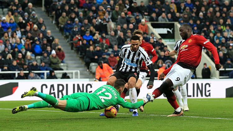 Newcastle United vs Manchester United Copyright: INDOSPORT