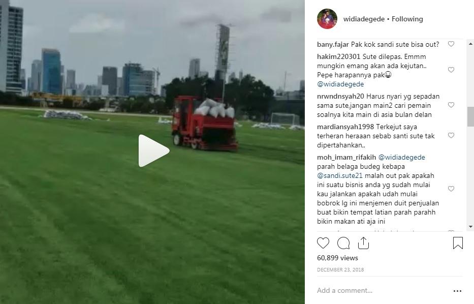 Direktur Utama Persija, Gede Widiade. Copyright: Screenshoot.