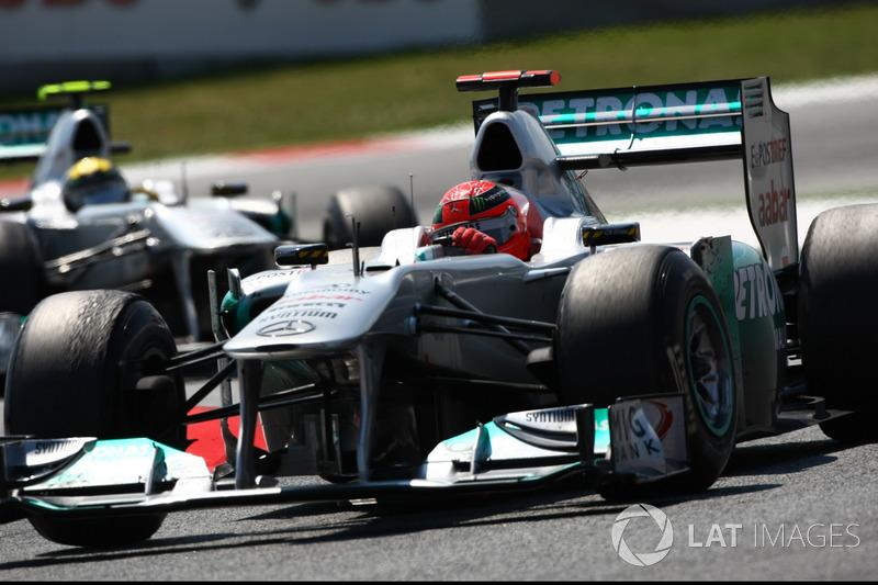 Michael Schumacher ketika masih menjadi pembalap tim Mercedes Formula 1