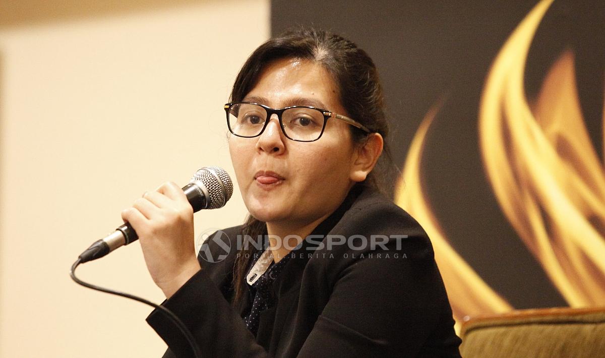 Sekjen PSSI, Ratu Tisha.