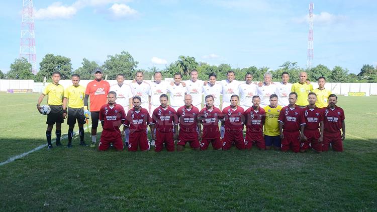 Skuat Timnas All Star di laga perdana Alex Noerdin Cup