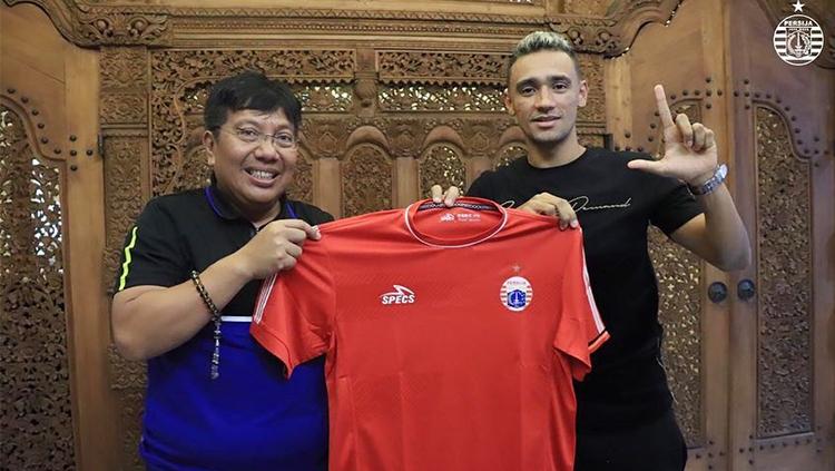 Bruno Matos Bahia resmi bergabung dengan Persija Jakarta. Copyright: Persija