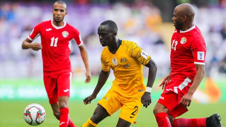 Laga grup B Piala Asia 2019 Australia vs Jordania.