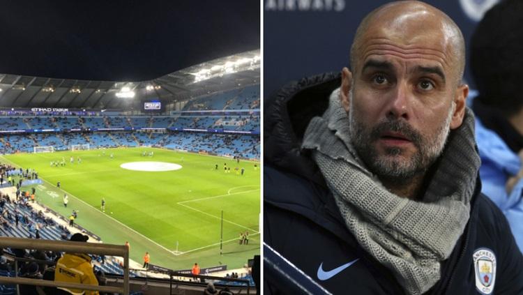 Stadion Manchester City sepi penonton