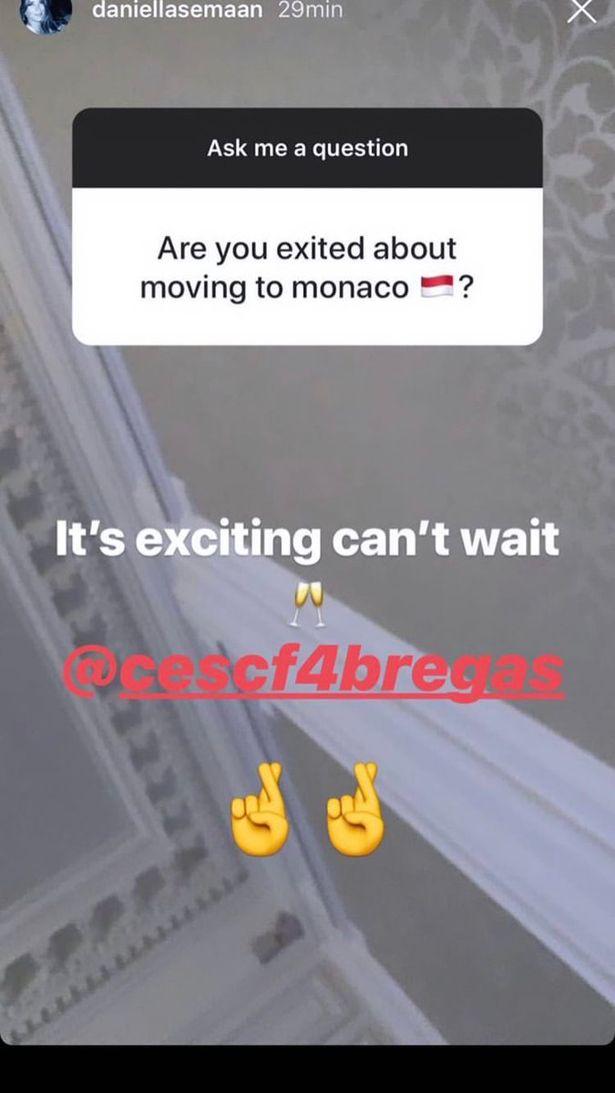 Cesc Fabregas mengonfirmasi kepindahannya ke AS Monaco Copyright: Instagram/Cesc Fabregas