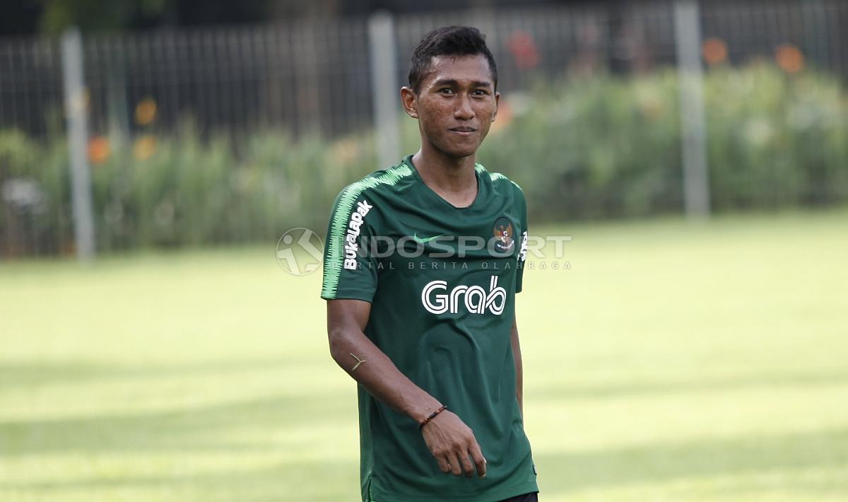 Pemain asal Persija Jakarta di Timnas U-22, Anan Lestaluhu.