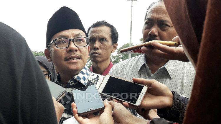 Wali Kota Malang, Sutiaji saat hadir dalam latihan Arema FC
