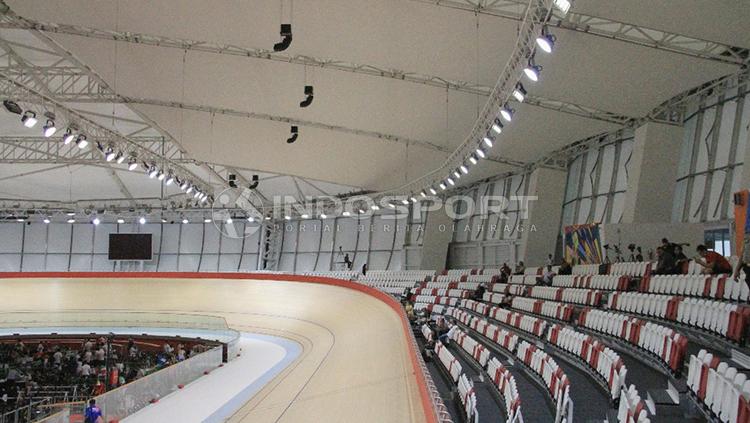 Jakarta International Velodrome (JIV) yang berlokasi di Rawamangun, Jakarta Timur disebut sebagai velodrome terbaik se-Asia Tenggara. - INDOSPORT