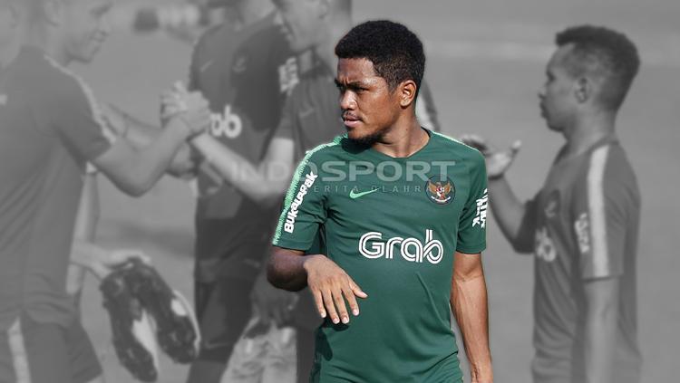 Billy Paji Keraf jalani latihan bersama Timnas Indonesia U-22