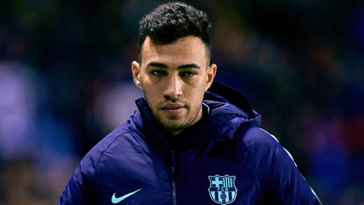 Munir El Haddadi kala masih berseragam Barcelona.