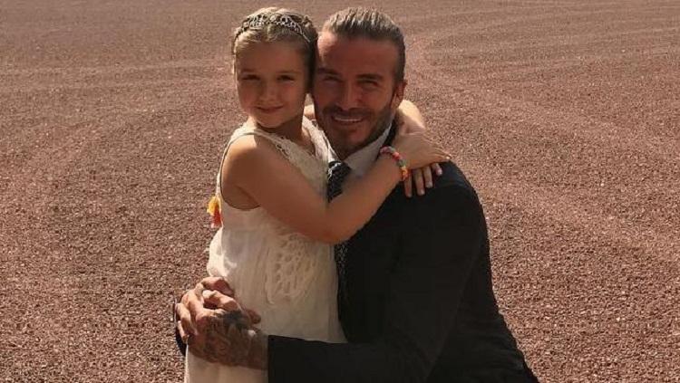 Beckham dan putri semata wayangnya - INDOSPORT