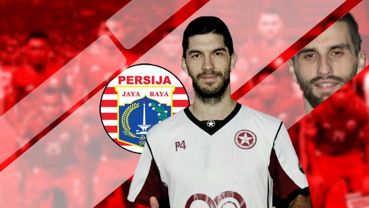 Klub Liga 1 Persija Jakarta belakangan dikaitkan dengan sosok bek berkebangsaan Macedonia, Jasmin Mecinovic - INDOSPORT
