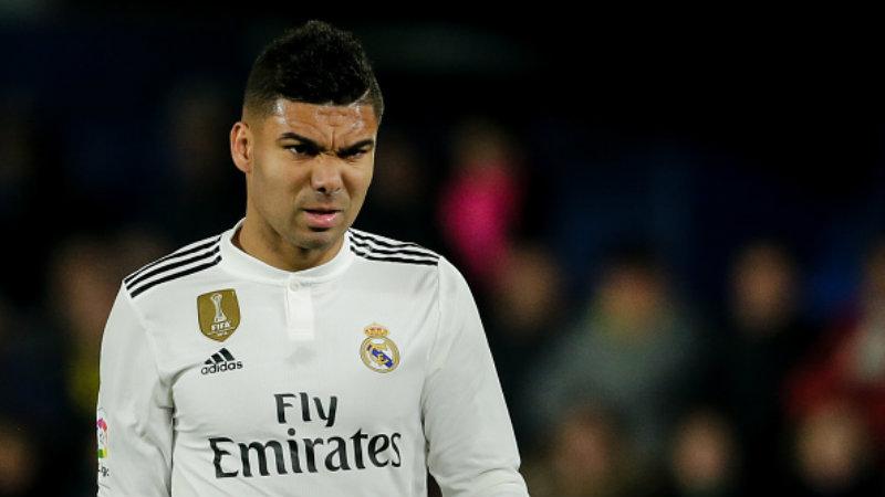 Casemiro, gelandang bertahan Real Madrid yang tidak menerima kekalahan dari Valencia pada tengah pekan kemarin. - INDOSPORT