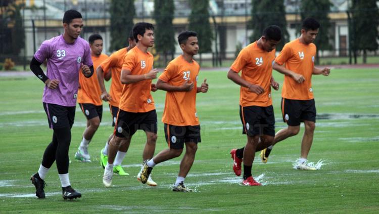 Situasi latihan PSS Sleman diikuti 9 pemain, 8 pemain lama ( Bagus Nirwanto, Asyraq Gufran, Rangga Muslim, Try Hamdani Goentara, Irkham Zahrul Milla, Ilham Irhaz, Dave Mustaine, Hamdan Zamzani. pemain baru Kushedya Hari Yudo dari Kalteng Putra