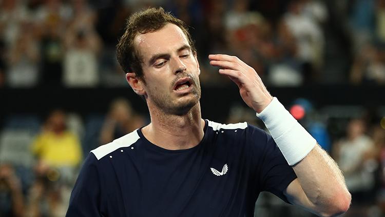 Andy Murray setelah dikalahkan Roberto Bautista Agut di Australia Terbuka 2019.