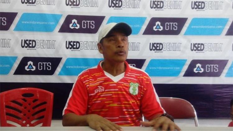 Pelatih PSMS Medan, Abdul Rahman Gurning. Copyright: matatelinga.com