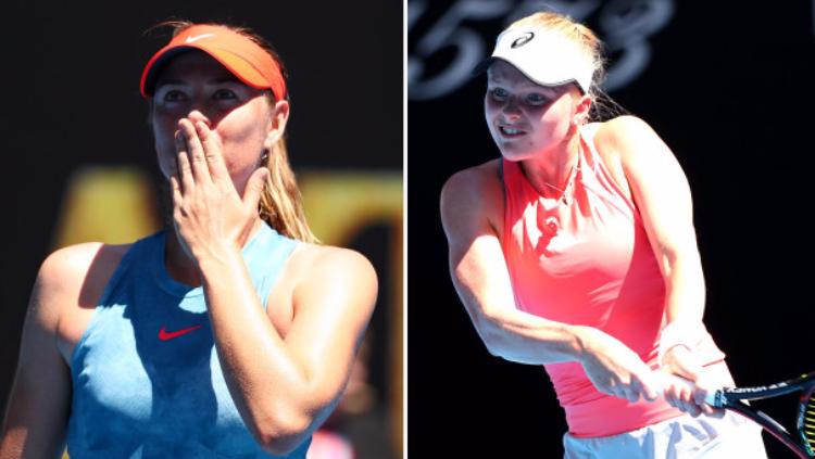 Maria Sharapova vs Harriet Dart Copyright: Getty Images