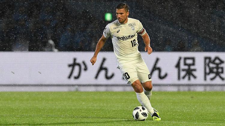 Lukas Podolski, pemain Vissel Kobe.