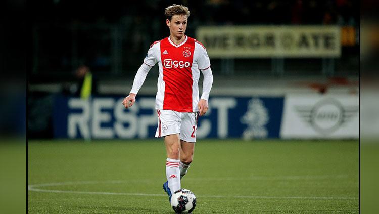 Frenkie De Jong, gelandang serang muda milik Ajax Amsterdam. Copyright: INDOSPORT