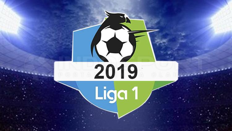 Ilustrasi logo Liga 1 2019.