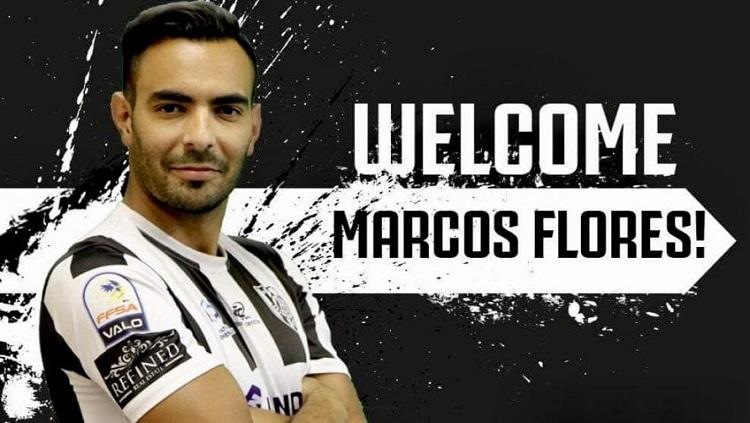 Marcos Flores resmi bergabung ke Adelaide City