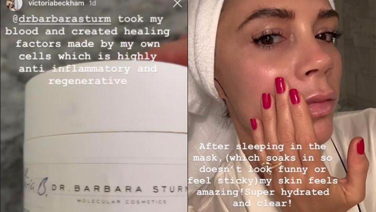 Victoria Beckham Pamer Krim Anti Penuaan Copyright: Instagram/@victoriabeckham