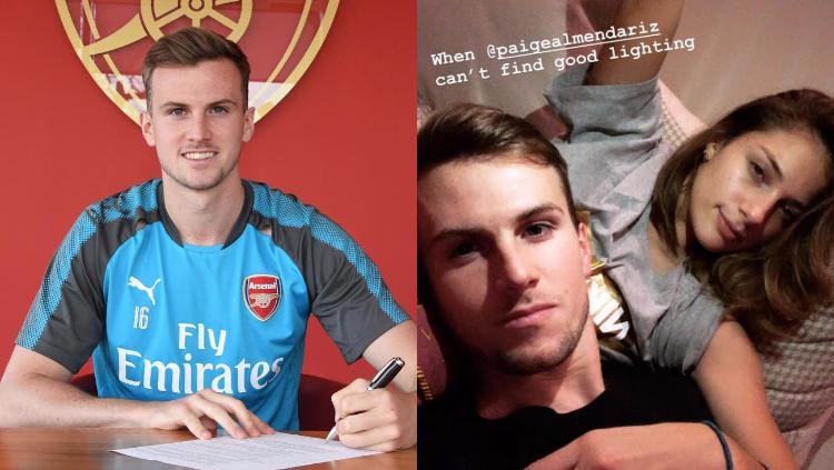 Rob Holding dan Kekasihnya, Paige Almendariz
